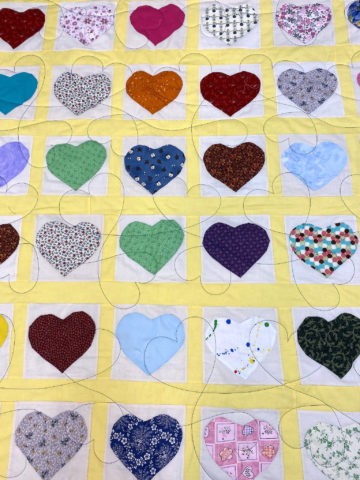 Joanne’s Hearts Quilt