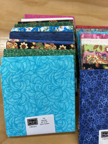 Colorful Fat Quarters