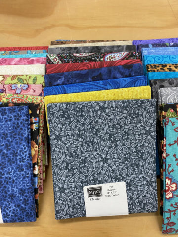 Colorful Fat Quarters