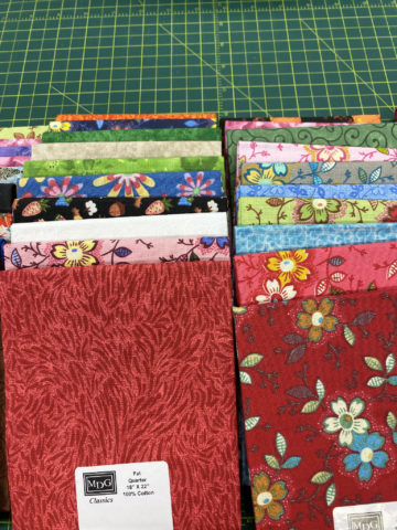 Colorful Fat Quarters