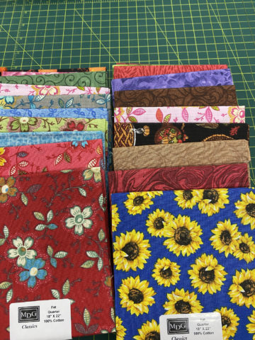 Colorful Fat Quarters