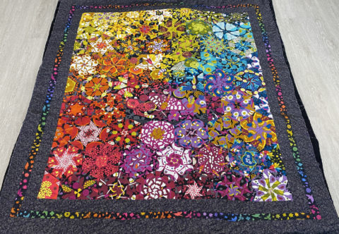 Susan’s Black Hexagon Art Quilt