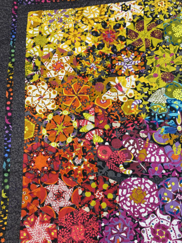 Susan’s Black Hexagon Art Quilt