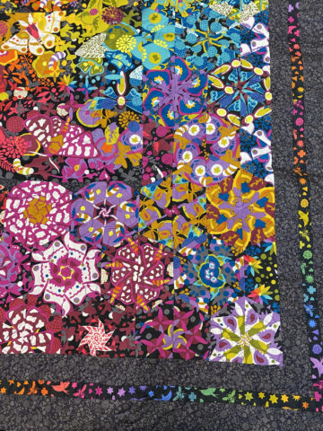 Susan’s Black Hexagon Art Quilt