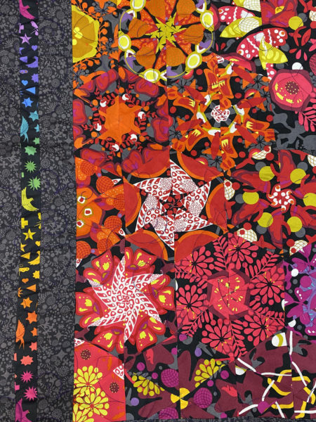 Susan’s Black Hexagon Art Quilt
