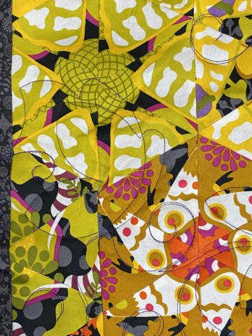 Susan’s Black Hexagon Art Quilt