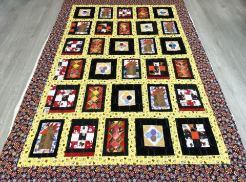 Barbara’s Chickens & Flowers Quilt