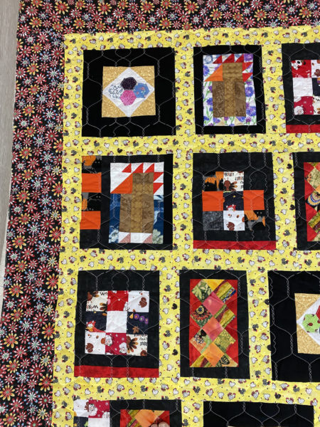 Barbara’s Chickens & Flowers Quilt