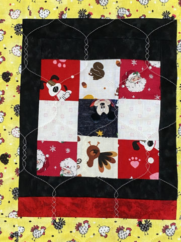 Barbara’s Chickens & Flowers Quilt