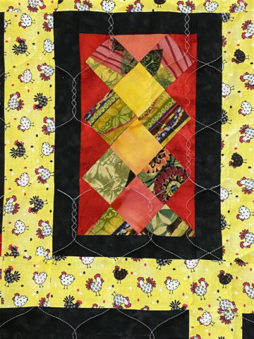 Barbara’s Chickens & Flowers Quilt