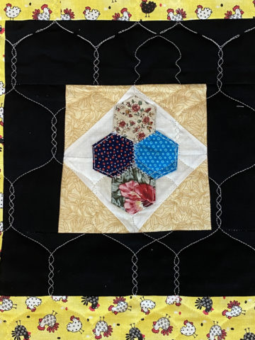 Barbara’s Chickens & Flowers Quilt