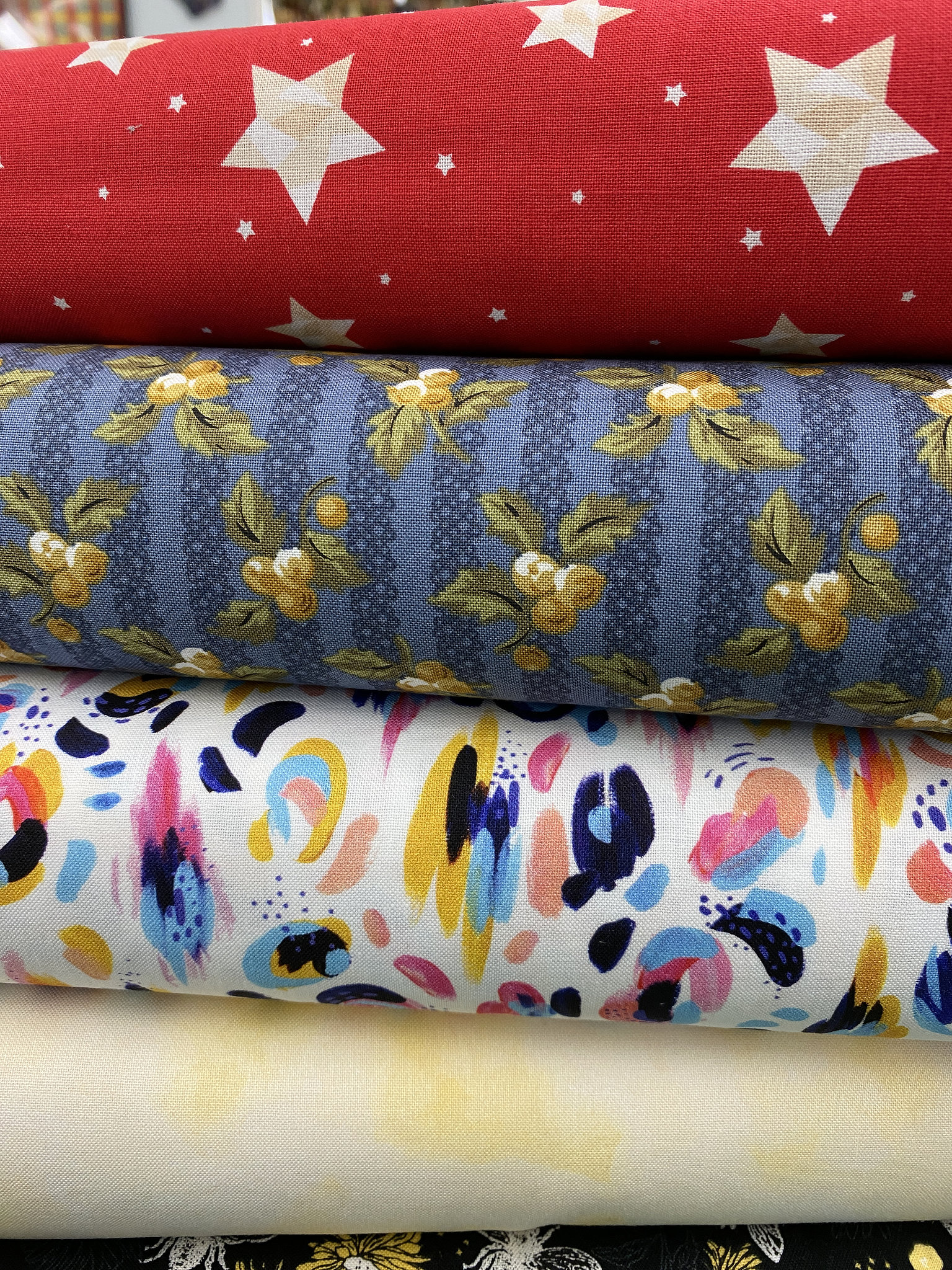 Colorful New Cotton Fabric Prints