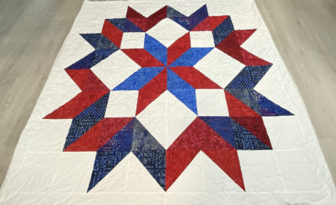 Jan’s Patriotic Carpenter’s Star Quilt