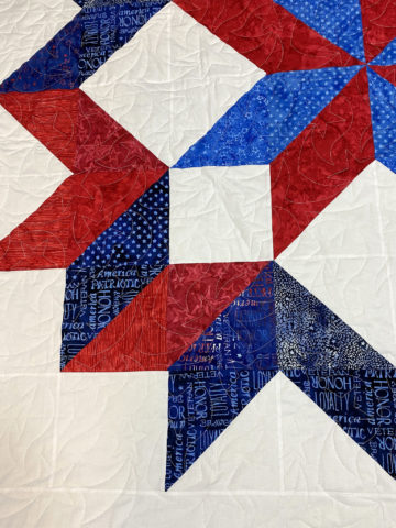 Jan’s Patriotic Carpenter’s Star Quilt