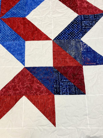 Jan’s Patriotic Carpenter’s Star Quilt