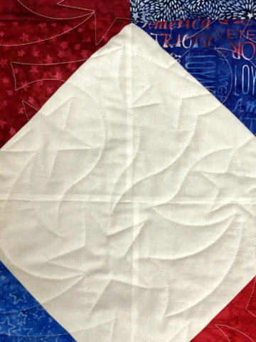 Jan’s Patriotic Carpenter’s Star Quilt