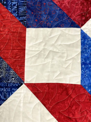 Jan’s Patriotic Carpenter’s Star Quilt