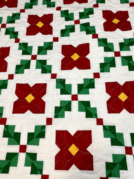Jane’s Poinsettia & Holly Quilt