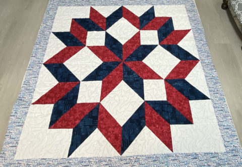 Jan’s Patriotic Carpenter’s Star Quilt