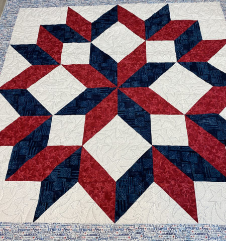 Jan’s Patriotic Carpenter’s Star Quilt