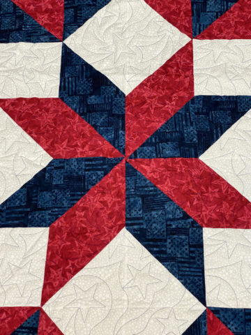 Jan’s Patriotic Carpenter’s Star Quilt