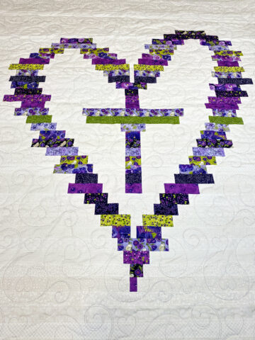 Danita’s Cross Your Heart Quilt