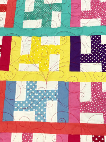 Strip Twist Quilt by Janice