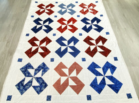 Jan’s Layer Cake Stars Patriotic Quilt