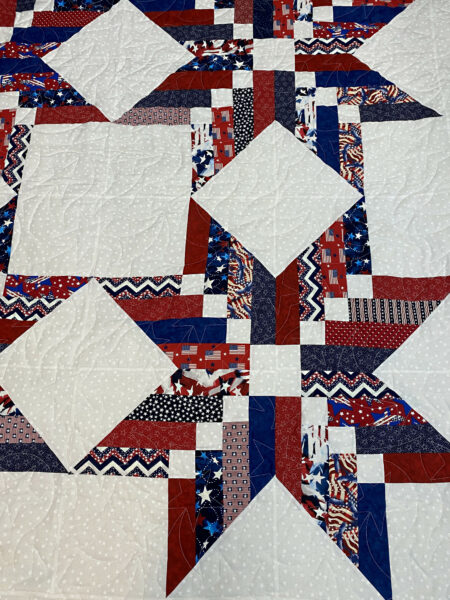 Stars Quilt of Valor by Jan