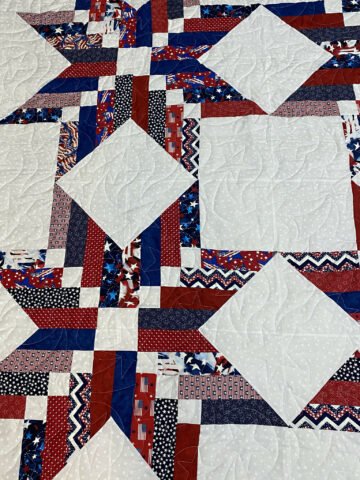 Stars Quilt of Valor by Jan