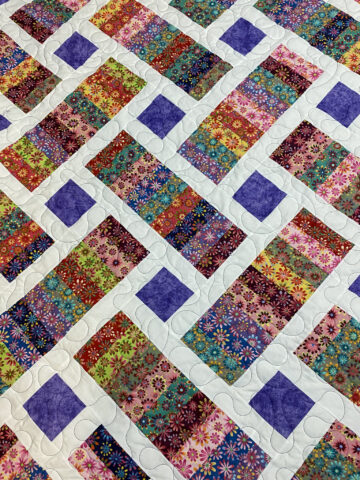 Iris Quilt by Ann