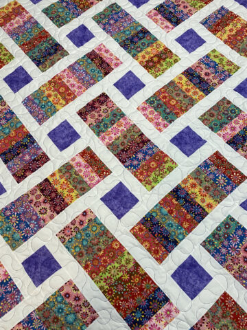 Iris Quilt by Ann