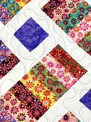 Iris Quilt by Ann