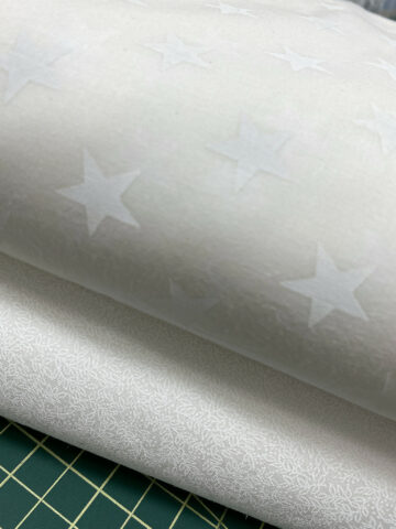 Tone-on-Tone White Fabric