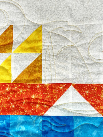 Janet’s Tall Ship Quilt