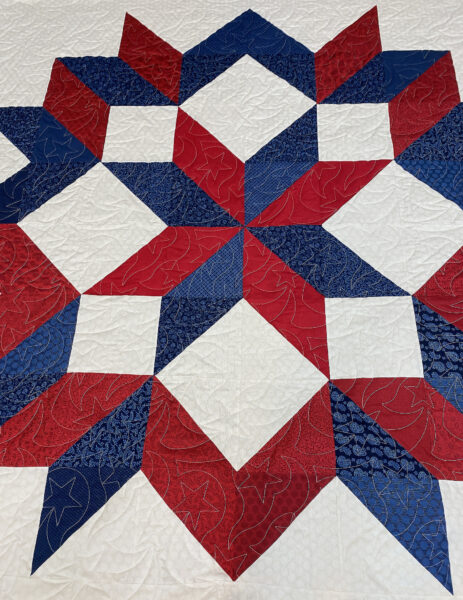 Jan’s Patriotic Carpenter Star Quilt