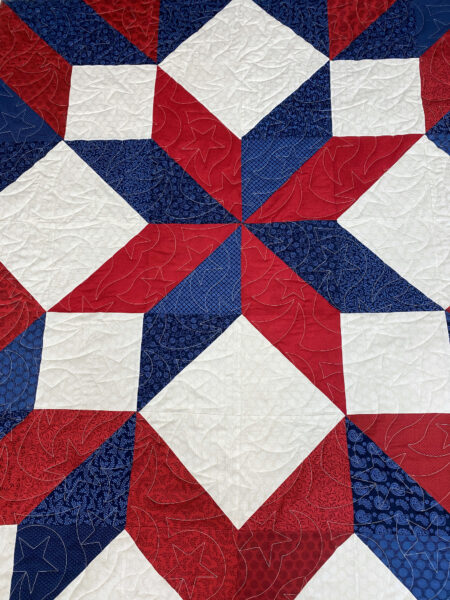 Jan’s Patriotic Carpenter Star Quilt