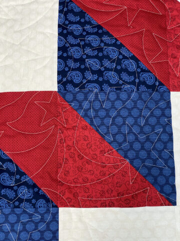 Jan’s Patriotic Carpenter Star Quilt