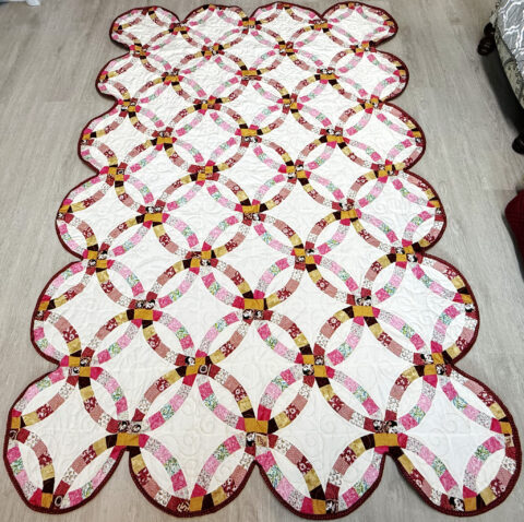 Betty’s FSU Double Wedding Ring Quilt