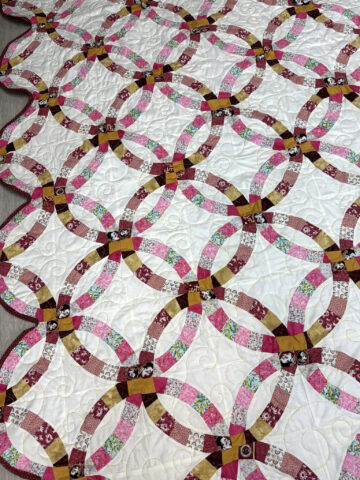 Betty’s FSU Double Wedding Ring Quilt