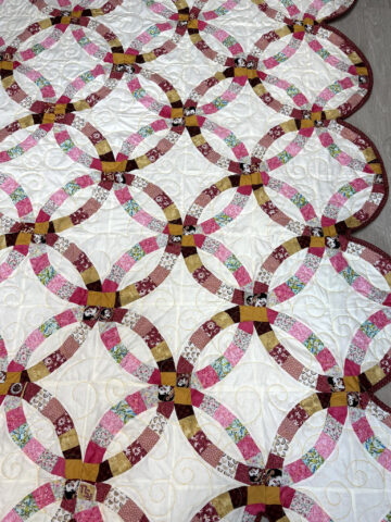 Betty’s FSU Double Wedding Ring Quilt