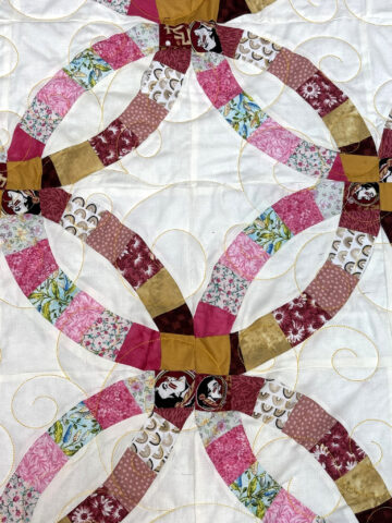 Betty’s FSU Double Wedding Ring Quilt