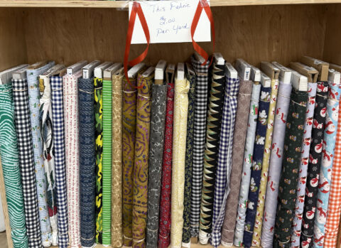 Fabric for $2 a yard