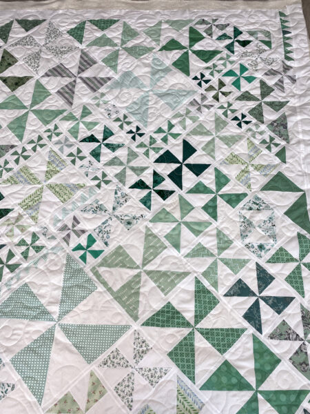 JoAnne’s Green Pinwheels Quilt