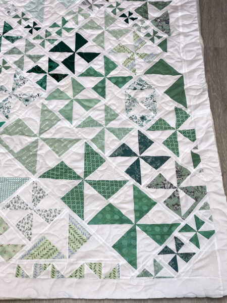 JoAnne’s Green Pinwheels Quilt