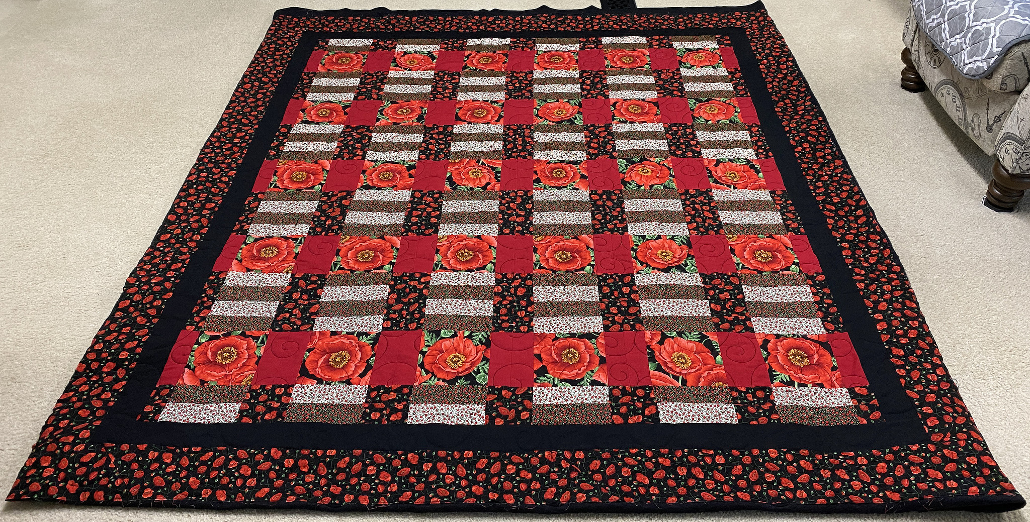 Grandma Mary’s Five Patch Quilt by Angela