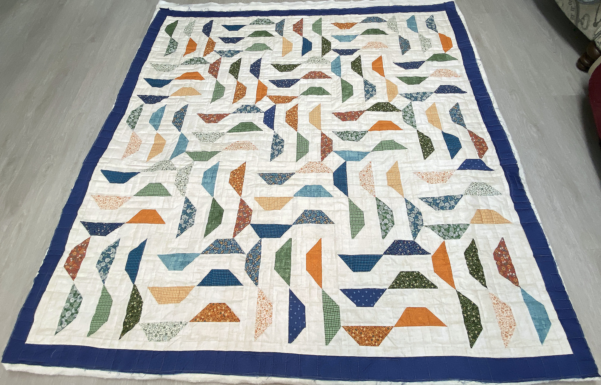 JoAnne’s Half-Hexie Quilt