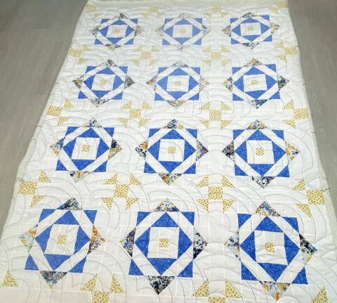 Kristen’s Squares and Triangles Quilt