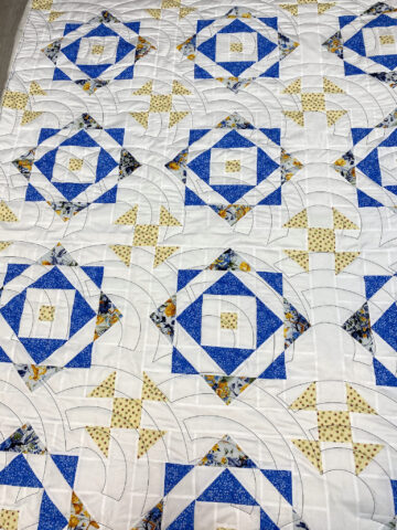 Kristen’s Squares and Triangles Quilt