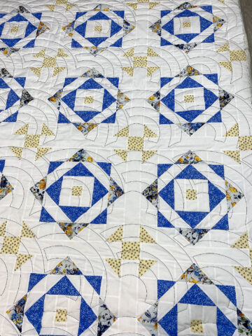 Kristen’s Squares and Triangles Quilt
